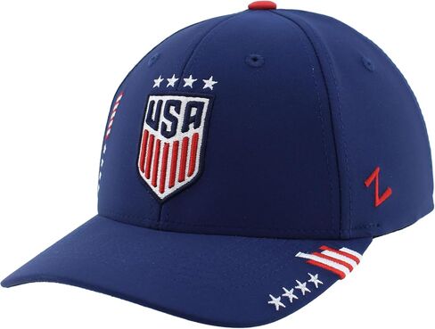 U.S. Women's Soccer Officially Licensed USWNT Adjustable Snapback Hat Stars and Stripes in Kuwait