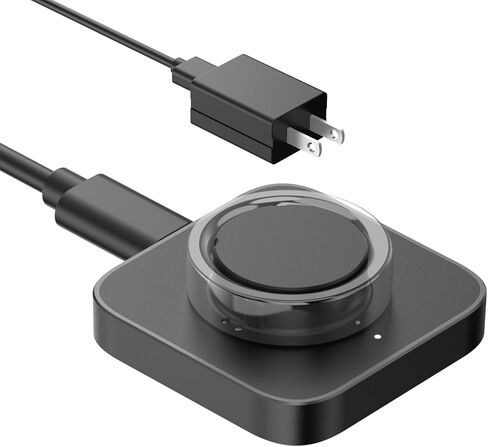متوافق مع قاعدة الشحن السريع Oura Ring Gen 4 (الحجم 10) مع مستشعر بالأشعة تحت الحمراء، وحماية التوقف التلقائي، ومؤشر، وقاعدة غير قابلة للانزلاق، وشاحن للحلقة الذكية يتضمن كابل USB-C مقاس 59 بوصة in Kuwait