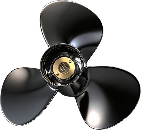 Aluminum Outboard Propeller for Mercury Mariner 25-70 HP Engines (Standard Gearcase), 13 Spline Tooth, Right Hand Boat Motor Prop (Replaces 48-Series) in Kuwait