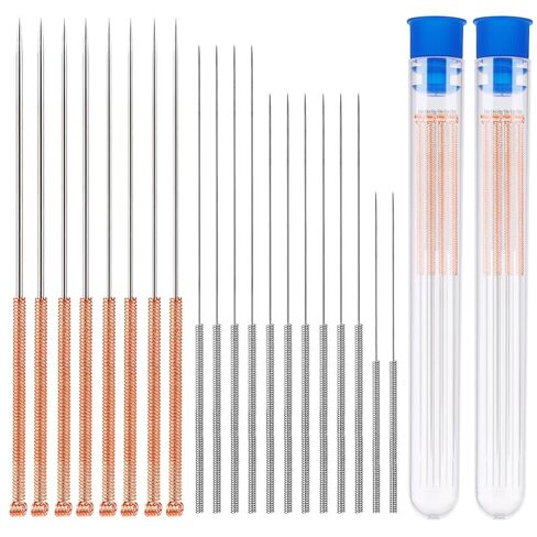 20Pcs 3D Printer Nozzle Cleaning Kit Needles, Stainless Steel Nozzle Unclogger No Clogger Welding Tip Cleaner Tools Accessories for Drills, (0.15, 0.2, 0.25, 0.3, 0.35, 0.4, 0.5, 0.6, 0.8, 1.0mm) in Kuwait