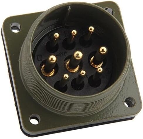 MS5015 MS3102 24-11PSocketPin الولايات المتحدة العسكرية القياسية الطيران موصل قابس 9Pin 9P in Kuwait