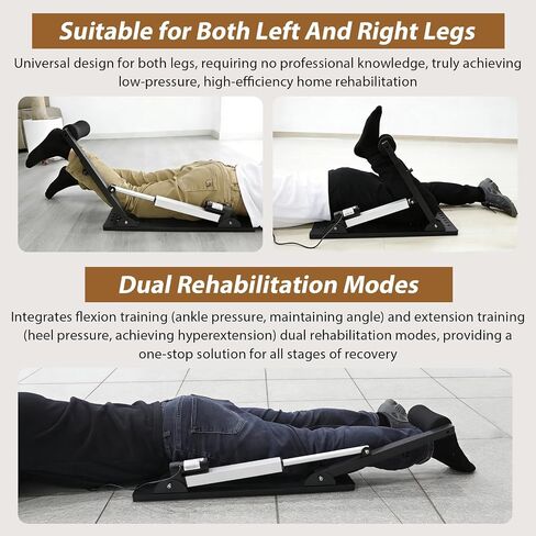 Electric CPM Machine Knee After Surgery(Prone Position) with Remote Control, Knee Therapy Exercise Strengthening Equipment for ACL PCL MCL Rehabilitation, Gender-Neutral-Left/Right Leg in Kuwait