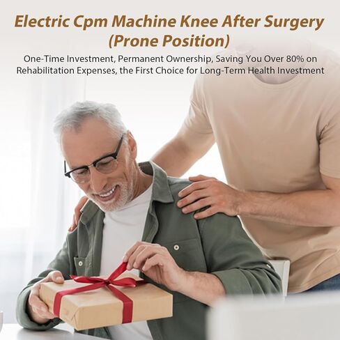 Electric CPM Machine Knee After Surgery(Prone Position) with Remote Control, Knee Therapy Exercise Strengthening Equipment for ACL PCL MCL Rehabilitation, Gender-Neutral-Left/Right Leg in Kuwait