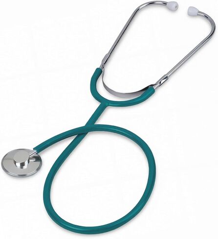سماعة الطبيب للممرضة ذات الرأس الواحد من سلسلة Veridian Healthcare Prism | البط البري | قطعة صدر مؤكسدة خفيفة الوزن | تتضمن أطراف أذن ناعمة وفطرية | 30 بوصة الطول الإجمالي | محاصر in Kuwait