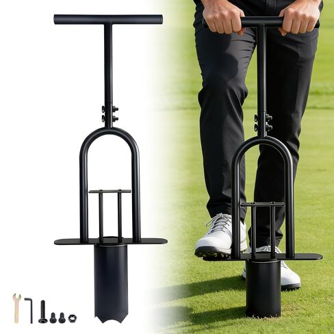 مقبض إصدار قاطع ثقب الجولف المحمول | مقبض قابل للفصل | حفار ثقب USGA قياسي 2 بوصة و4 بوصة و6 بوصة in Kuwait