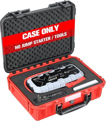 حافظة NOCO Boost X GBX155 GB150 - صندوق حماية صلب مقاوم للماء لجهاز 4250A/3000A UltraSafe Jump Starter | حقيبة تخزين لحمل بطارية احتياطية بقوة 12 فولت وشاحن سيارة وملحقاتها in Kuwait