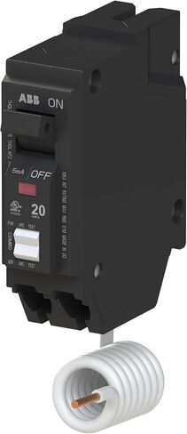 ABB Q-Line® THQL1120AF2 قاطع دائرة خطأ القوس • قاطع أحادي القطب 20 أمبير • حماية AFCI • 120/240 فولت تيار متردد • تصنيف المقاطعة 10 kAIC • قاطع التوصيل الإضافي لمراكز التحميل in Kuwait
