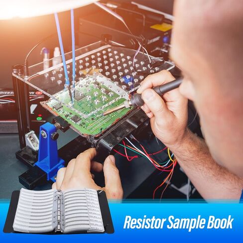 مجموعة أدوات المقاومات SMD 0402 مع مجلد تشكيلة المكثفات 0402 - عينة من مجموعة الكتب للمكونات الإلكترونية. in Kuwait