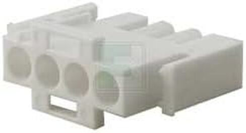 350779-1 Connector Housings connectors-Rectangular-Plastic-Industrial Mate-N-LOK 4 Position Male Pin Crimp Positive Lock Free Hanging Housing Plug - 50 Item in Saudi Arabia