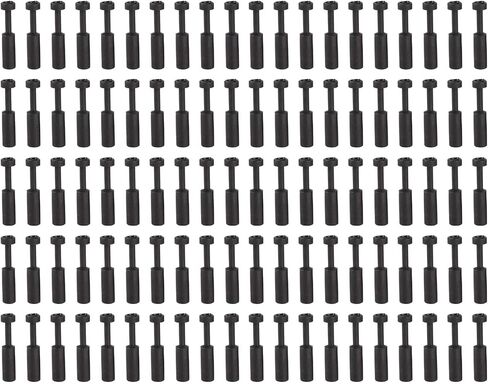 100Pcs 1/4in End Plug Pneumatic Connector, Quick Connect Plug for Composite Pipe, Push-in Tube Fitting, Plastic Material, Good Sealing Performance in Kuwait