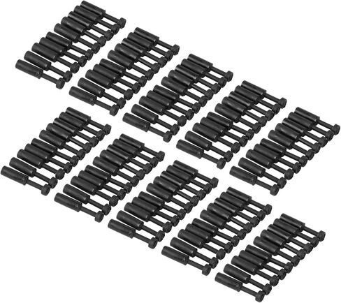 100Pcs 1/4in End Plug Pneumatic Connector, Quick Connect Plug for Composite Pipe, Push-in Tube Fitting, Plastic Material, Good Sealing Performance in Kuwait