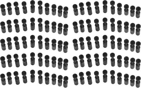 100Pcs 1/4in End Plug Pneumatic Connector, Quick Connect Plug for Composite Pipe, Push-in Tube Fitting, Plastic Material, Good Sealing Performance in Kuwait
