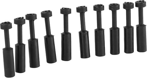 100Pcs 1/4in End Plug Pneumatic Connector, Quick Connect Plug for Composite Pipe, Push-in Tube Fitting, Plastic Material, Good Sealing Performance in Kuwait