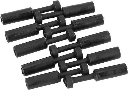 100Pcs 1/4in End Plug Pneumatic Connector, Quick Connect Plug for Composite Pipe, Push-in Tube Fitting, Plastic Material, Good Sealing Performance in Kuwait