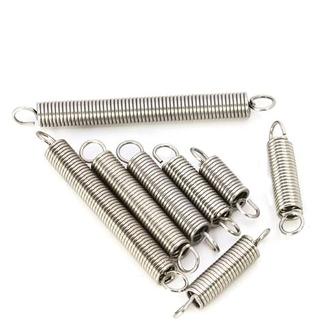 Double Hook Springs, 1.0mm Tension Spring Hook Extension Spring Outer Dia 10mm Spring Length 30-150mm, 2pcs(1x10x110) in Kuwait