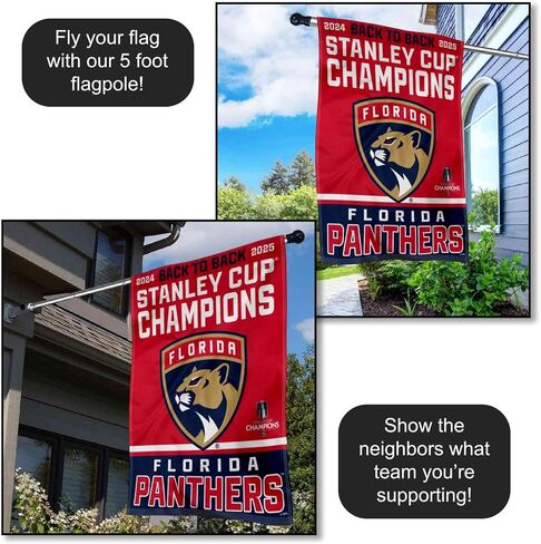 WinCraft Florida Panthers 2025 Stanley Cup Champions Banner Flag in Kuwait