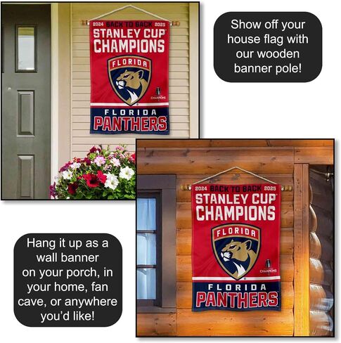 WinCraft Florida Panthers 2025 Stanley Cup Champions Banner Flag in Kuwait