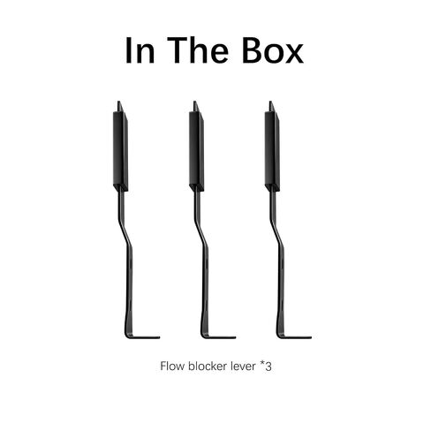 3 PK Original Bamboo X2D Flow Blocker، يغلق الفوهة غير النشطة أثناء طباعة المواد المتعددة، ملحق رأس الأدوات X2D ثنائي الفوهة، يحافظ على جودة الطباعة أثناء تبديل فوهة Bambu Lab X2D in Kuwait