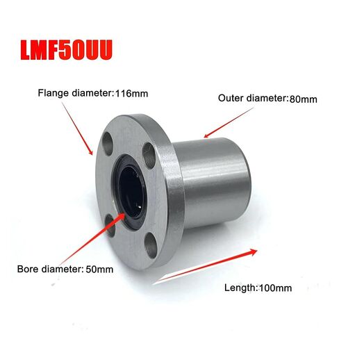 LMF50UU LMF50 Linear Bushing Bearings Shaft in Kuwait