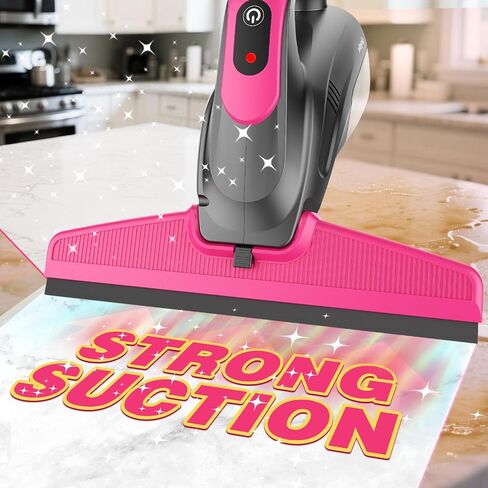 Window Vacuum Squeegee Cordless, 2000Pa Electric Window Vacuum Cleaner with Strong Suction, Lightweight Streak-Free Window Cleaner Tool for Windows, Shower Glass, Mirrors, Car Windshields in Kuwait