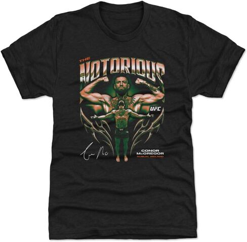 تي شيرت فاخر للرجال من 500 LEVEL Conor McGregor UFC - Conor McGregor The Notorious Grunge WHT in Kuwait