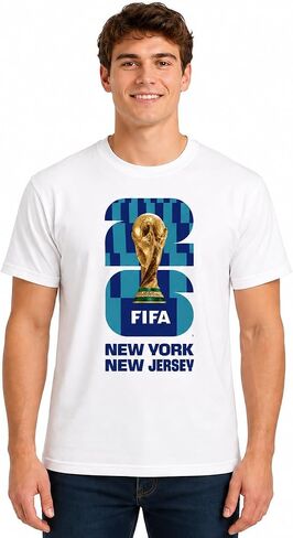 تيشيرت كأس العالم لكرة القدم 2026 نيويورك، نيوجيرسي ملون للرجال من Outerstuff in Kuwait
