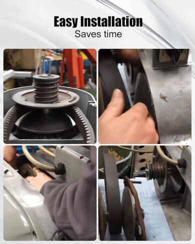 حزام محرك متغير السرعة 875VC3830 مناسب لجزء آلة طحن رأس الطحن من نوع Bridgeport R8 3HP، استبدل 875VC3828 875VC3630 MH.VS004.875VC، هيكل التروس in Kuwait