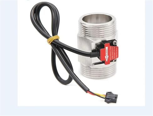 1PCS S304 1.25" DN32 3~120L/Min Water Hall Turbine Flow Sensor Industry Meter in Kuwait