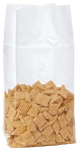 Poly Bag Guy 4 1/2' x 3 1/4' x 13', 1.5 Mil (2000/Case) Expandable Side Gusseted Open Top Crystal Clear Polypropylene Bags in Kuwait