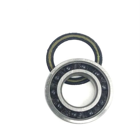 2pc 606-2RS 6X17X6 Mm 606 RS SI3N4 Bola Keramik Hibrida Alur Deep Bearing in Kuwait