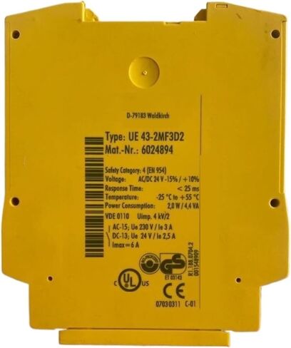 UE43-2MF3D2 6024894 وحدة التتابع أحادية/ثنائية القناة 24VACDC 2n/o 1n/c in Kuwait
