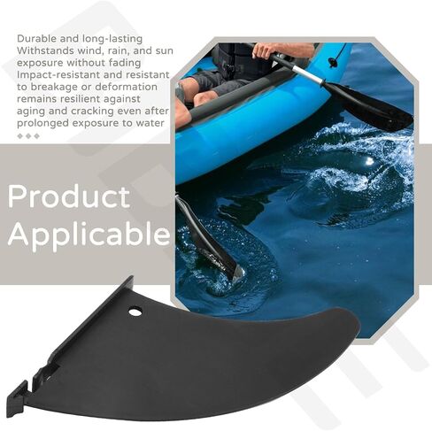 2 Pack 12181 Skeg Fin Rudder Compatible with Intex Inflatable Kayak Boats Challenger K1 Kayak (68305EP) K2 Kayak (68306EP), Explorer K2 (68307EP), Excursion Pro Kayak (68309EP) in Kuwait