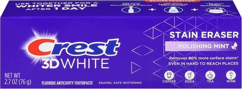 Crest, Toothpaste 3D White Stain Eraser Fresh Mint, 2.7 Ounce in Kuwait