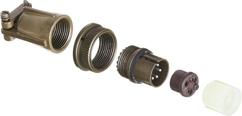 MS3106E14S-6P Circular Connector Pin Environmental Resisting Threaded Coupling Solder Termination Straight Plug 14S-6 Insert Arrangement 14S Shell Size 6 Contacts in Saudi Arabia