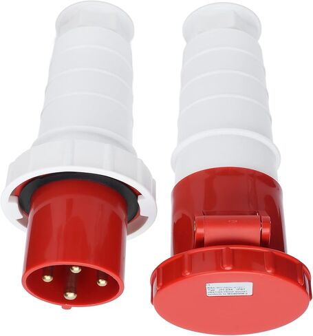 Industrial Plug Socket Power Connector 3 Phase 4 Pin IP67 Waterproof Aviation 380V‑415V 63A 3P E for Airports Docks Etc in Saudi Arabia