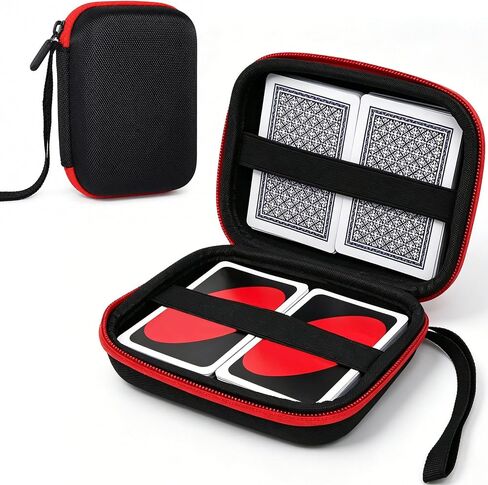 Playing Card Game Case, Card Holder, Storage Box for UNO, SKYJO, Five Crowns, Phase 10 and More (Case Only) in Kuwait