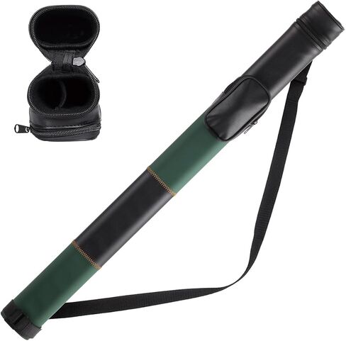Billiard/Pool Cue Hard Cases, Cue Case 1 Stick 2 Holes,Holds 1 Complete 2-Piece 58 Inches Cue Sticks,Deluxe Hard Billiard Pool Cue Stick Carrying Case,Pool Billiards Accessories in Kuwait