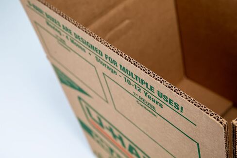 مجموعة صناديق النقل والشحن الكبيرة من U-Haul، من الورق المقوى عالي التحمل بجدار مزدوج، 18 × 18 × 24 بوصة، سعة 80 رطل - مجموعة مكونة من 10 صناديق ولفة واحدة من شريط بطول 55 ياردة in Kuwait