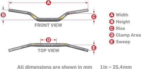 Pro Taper Seven Eighths Handlebars - Standard 7/8 (CR Mid) (Silver) in Kuwait