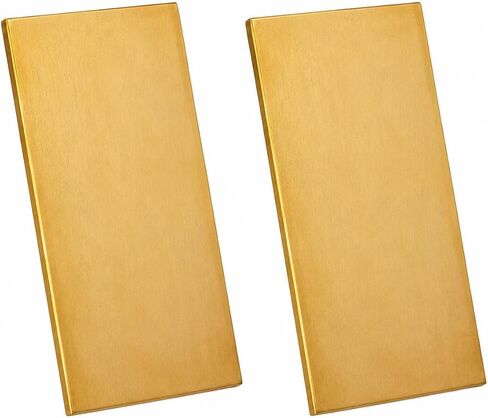 2 Pieces 99.9% Pure Copper Sheet 3.9" x 2", 2mm(0.079") | Thickness Copper Plates, Pure Copper Sheets Metal, Copper Plates for Crafts for Jewelry Making, Crafts, Repairs in Kuwait