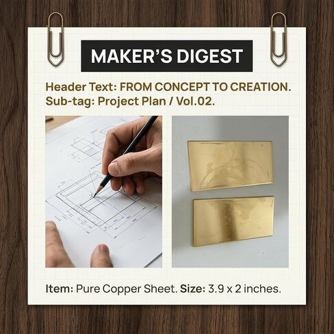 2 Pieces 99.9% Pure Copper Sheet 3.9" x 2", 2mm(0.079") | Thickness Copper Plates, Pure Copper Sheets Metal, Copper Plates for Crafts for Jewelry Making, Crafts, Repairs in Kuwait