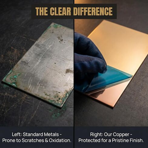 2 Pieces 99.9% Pure Copper Sheet 3.9" x 2", 2mm(0.079") | Thickness Copper Plates, Pure Copper Sheets Metal, Copper Plates for Crafts for Jewelry Making, Crafts, Repairs in Kuwait