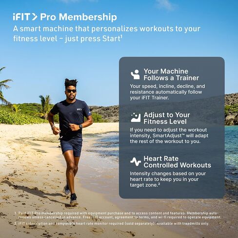 جهاز الجري NordicTrack T Series 10 مع شاشة لمس قابلة للإمالة مقاس 10 بوصات وتصميم مضغوط + عضوية iFIT Pro الشهرية - متضمن لمدة شهر واحد in Kuwait