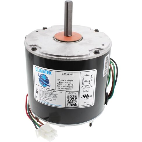 K55HXKWA-9803 - محرك مروحة مكثف مطور من ClimaTek بقدرة 1/4 حصان يناسب Emerson | 208-230 فولت in Kuwait