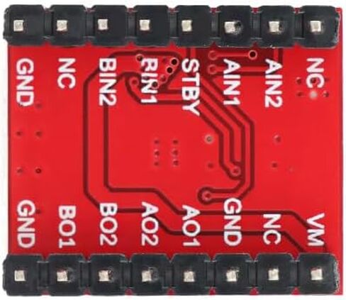 6pcs 2-Channel Motor Driver Board DRV8833 Compatible for TB6612FNG Red PCB Soldered in Kuwait