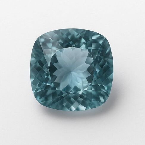 10.85 Ct Certified Natural Blue Aquamarine Cushion Cut Brazil Rare Gemstone in Kuwait
