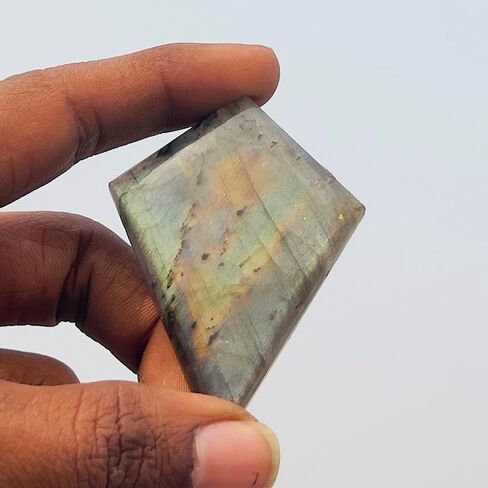 127.20 Ct Natural Labradorite Fancy Cut Certified Multicolor Flawless Gemstones in Kuwait