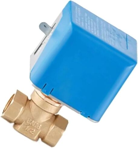 1/2" Motorized Electric Brass Globe Valve - 2 Wire AC220V Two Way Stop Shut-off Valve for Hot and Cold Water(220VAC) in Kuwait
