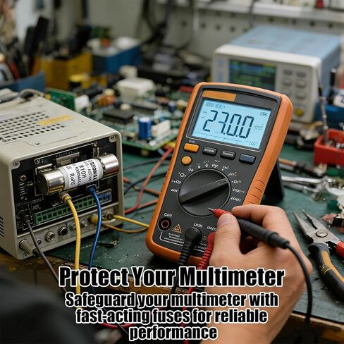 5 عبوات 803293 FLU-11A 11A 1000V صمام رقمي متعدد سريع المفعول مناسب لـ Fluke 175 177 179 83V 87V 287 289 27II 28II 88V 77IV متر، صمام بديل فضي in Kuwait