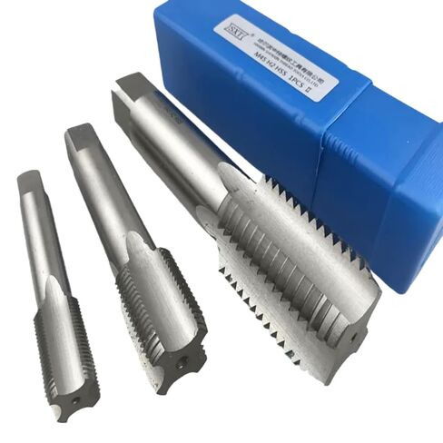 HSS M90 x 4.0mm Right Hand Machine Plug Tap, M90 x 4.0 Metric Coarse Pitch Threading Tool, High Speed Steel Straight Flute Tap for Industrial Heavy-Duty Machining, 1-Piece in Kuwait